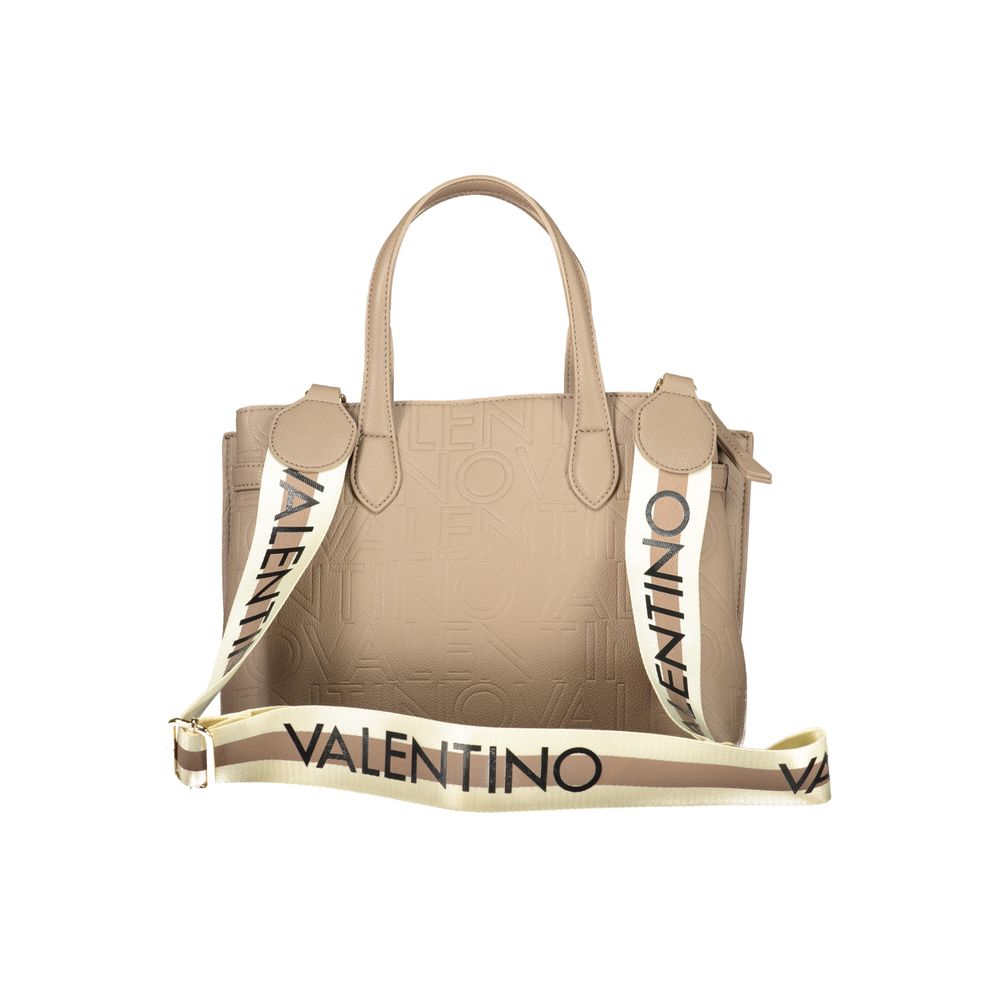 Mario Valentino Braune Handtasche aus Polyethylen