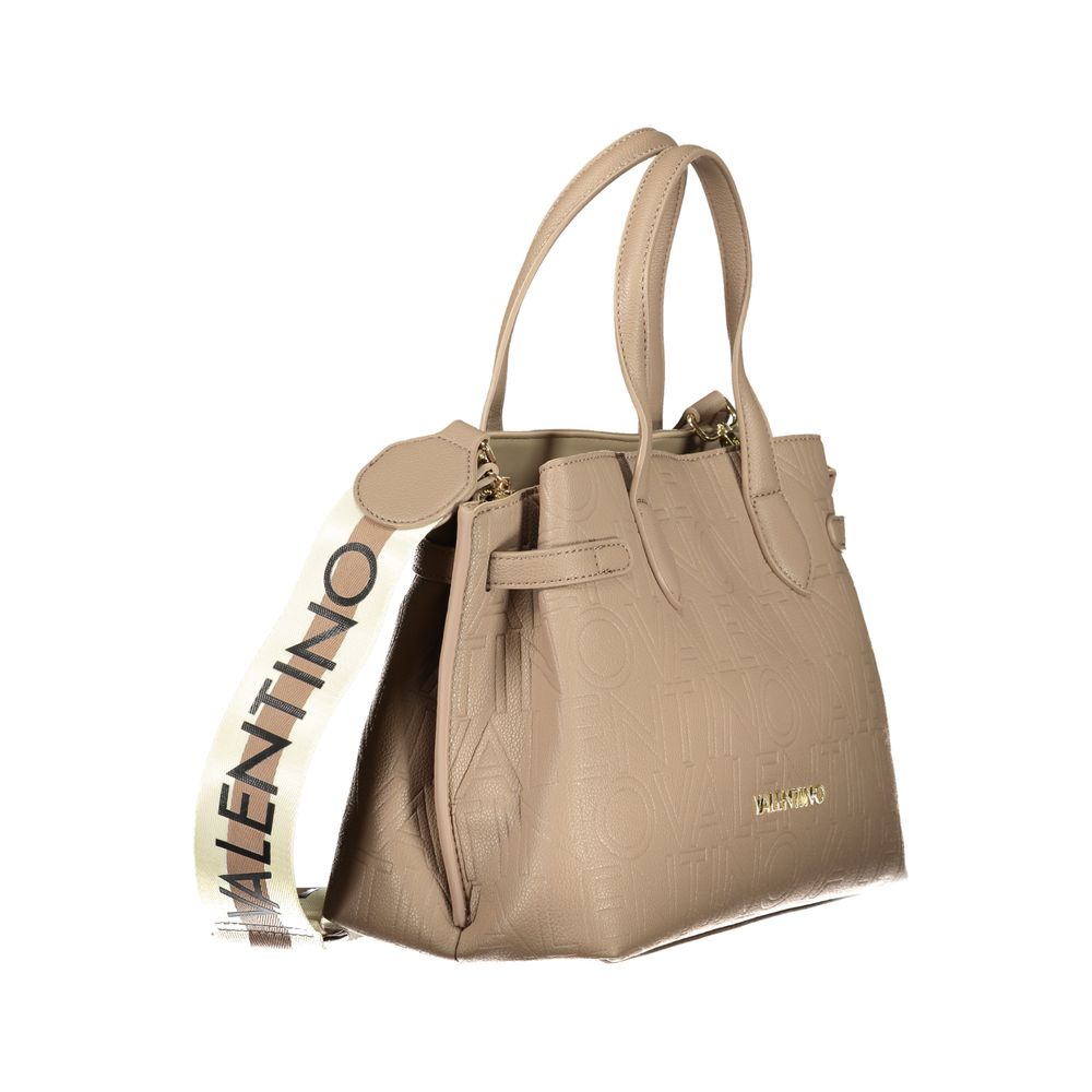 Mario Valentino Braune Handtasche aus Polyethylen