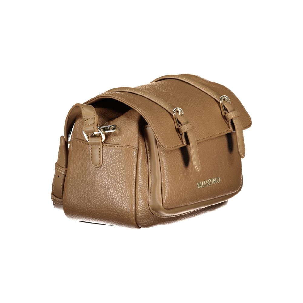 Mario Valentino Braune Handtasche aus Polyethylen