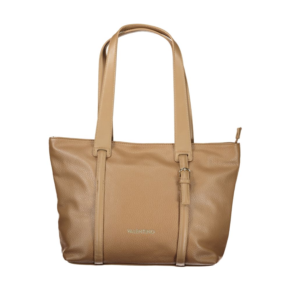 Mario Valentino Braune Handtasche aus Polyethylen