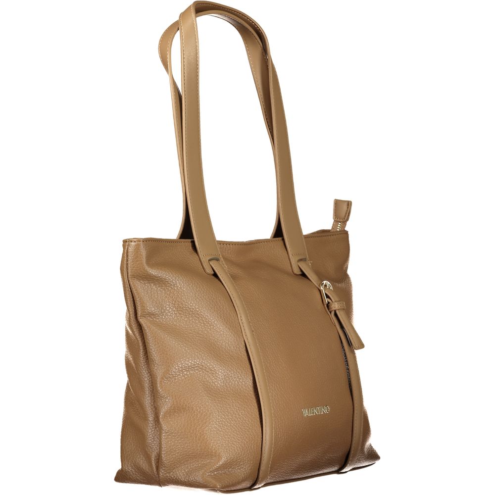 Mario Valentino Braune Handtasche aus Polyethylen