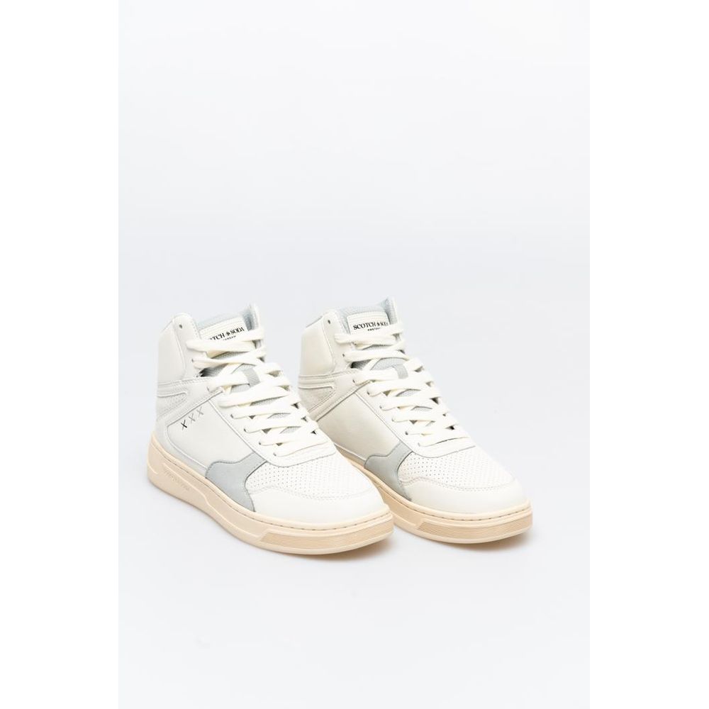 Scotch & Soda Weiße High-Top-Sneaker