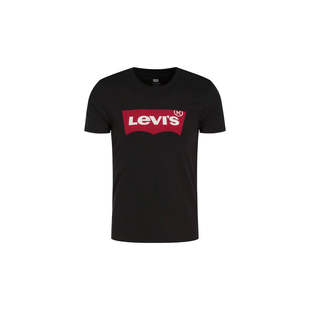 Levi's Schwarzes Baumwoll-T-Shirt