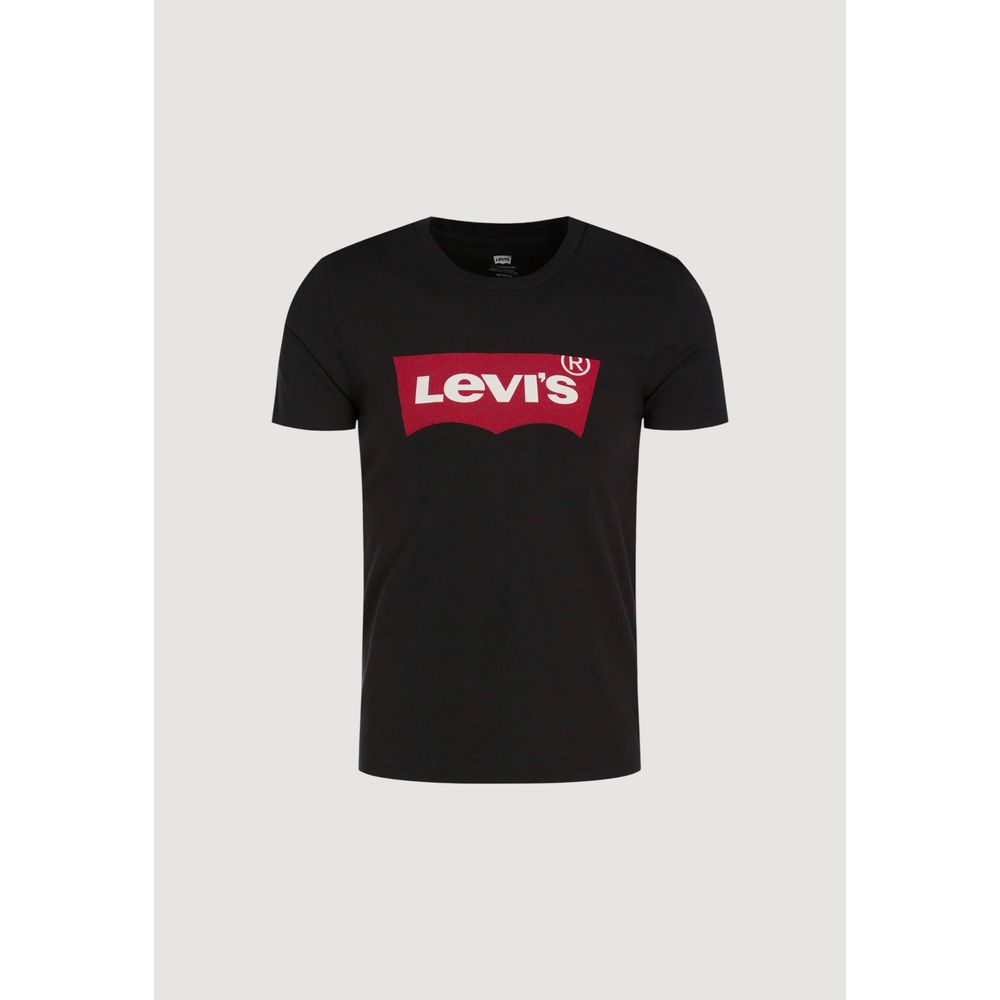 Levi's Schwarzes Baumwoll-T-Shirt