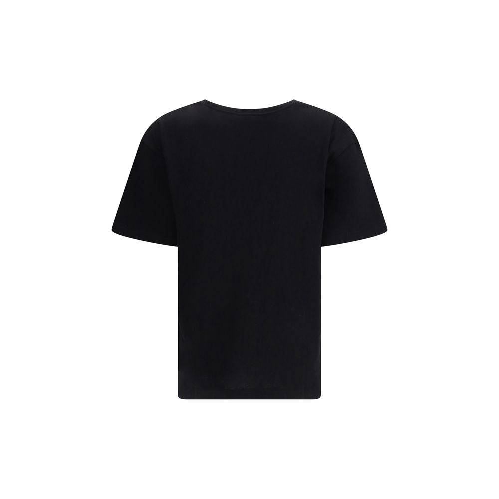 Valentino Schwarzes Baumwoll-T-Shirt