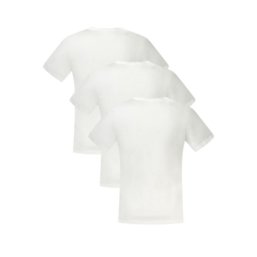 Tommy Hilfiger Bianco Baumwoll-T-Shirt für Herren