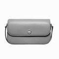Michael Kors Graue Leder Umhängetasche