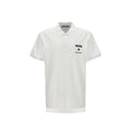 Moschino Couture Weißes Poloshirt aus Baumwolle
