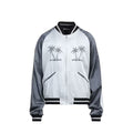 Palm Angels Grauer Bomber aus Acetat
