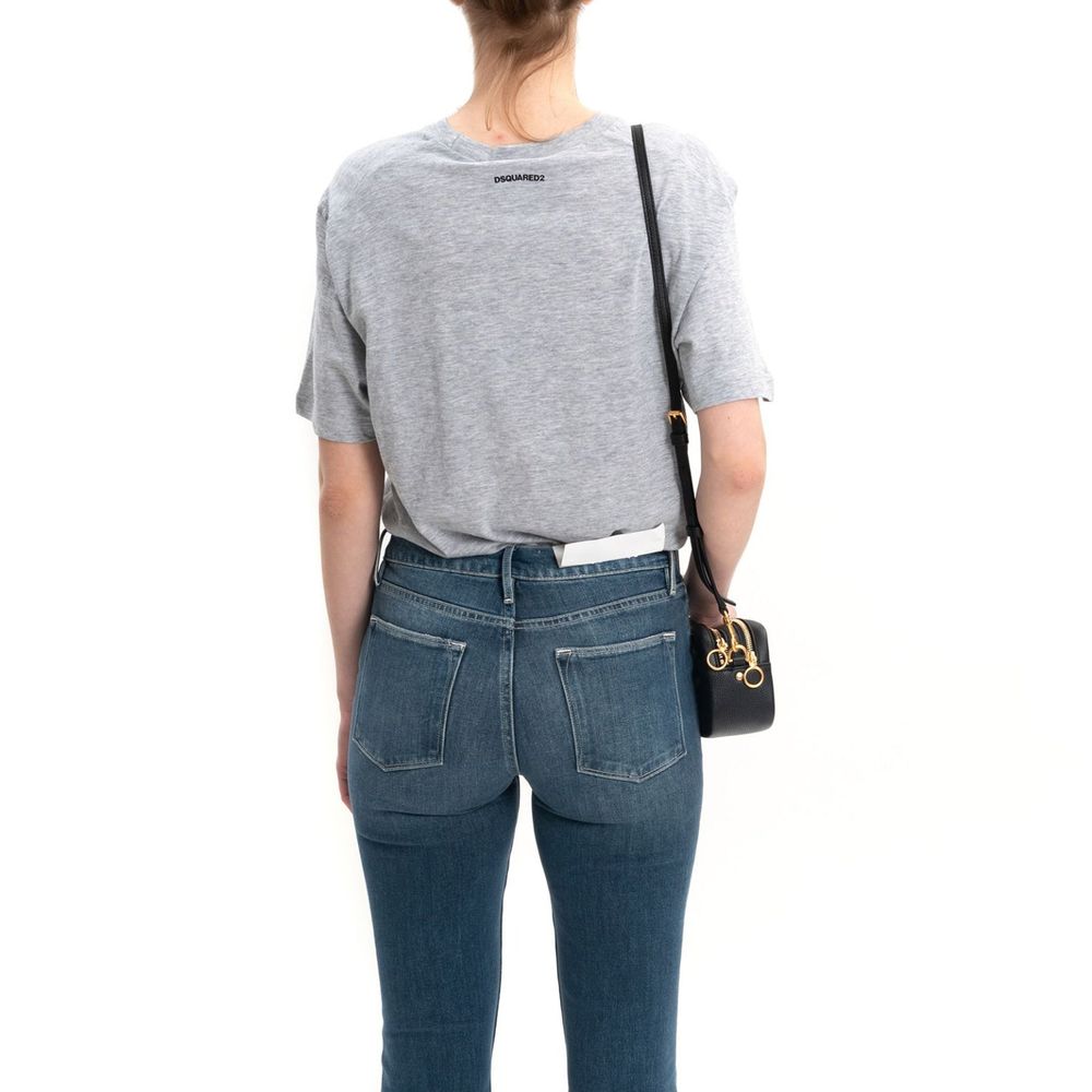 Dsquared² Graues Baumwoll-T-Shirt