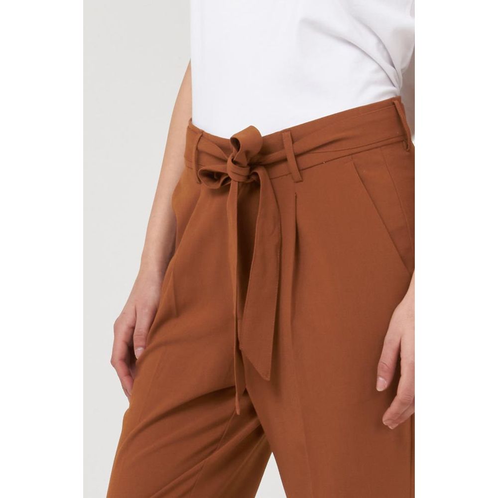 Gas Braune Freizeithose aus Polyester