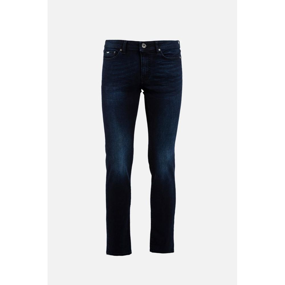 Gas Blaue Baumwoll-Jeans im Slim Fit