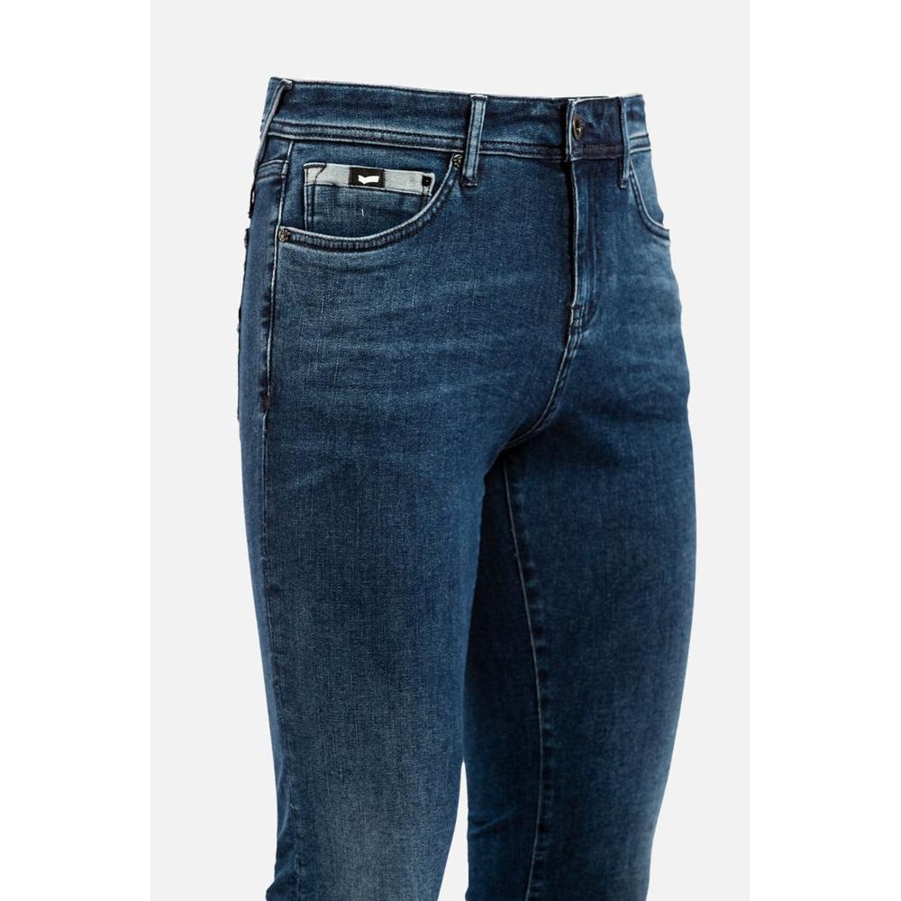 Gas Blaue Baumwolljeans Denim