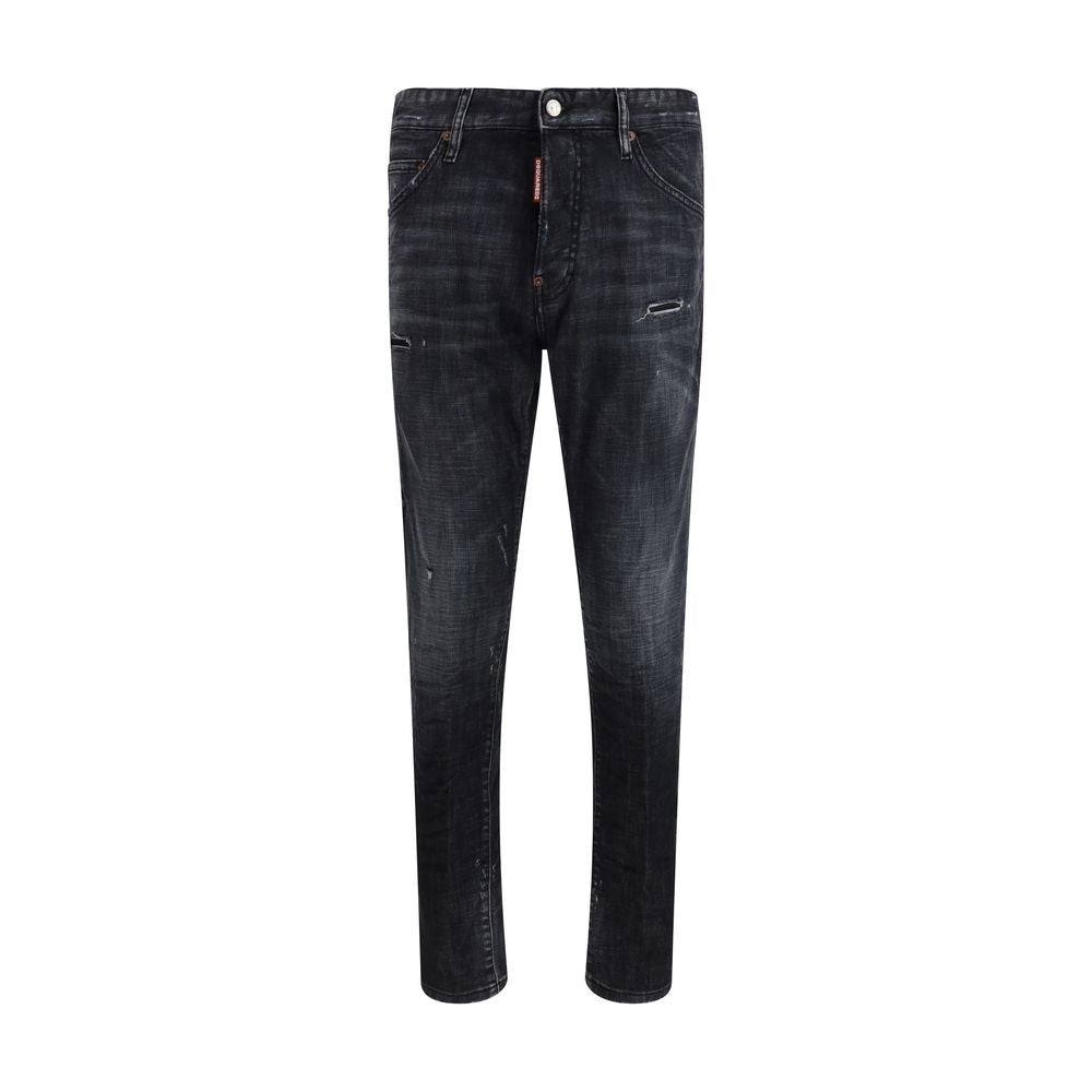 Dsquared² Schwarze Baumwolljeans Denim