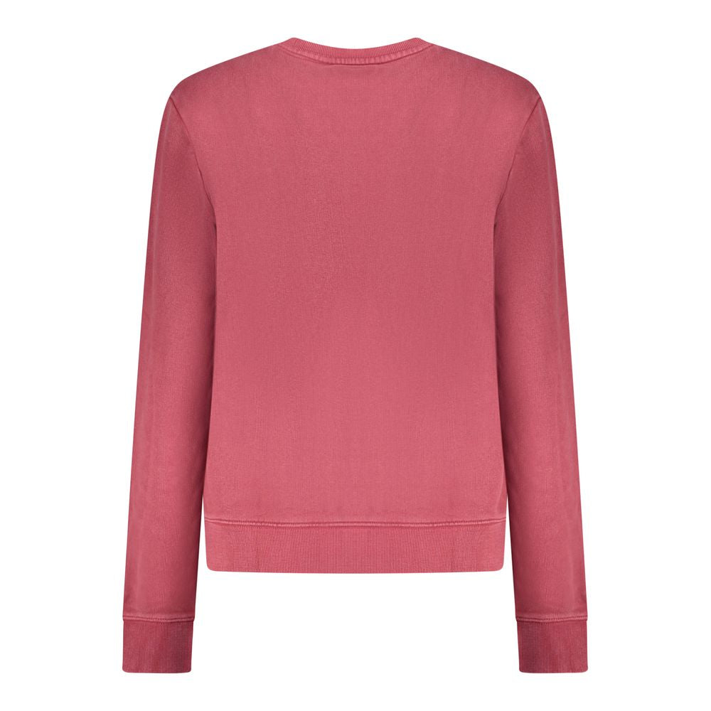 Guess Jeans Rotes Baumwoll-Sweatshirt für Damen