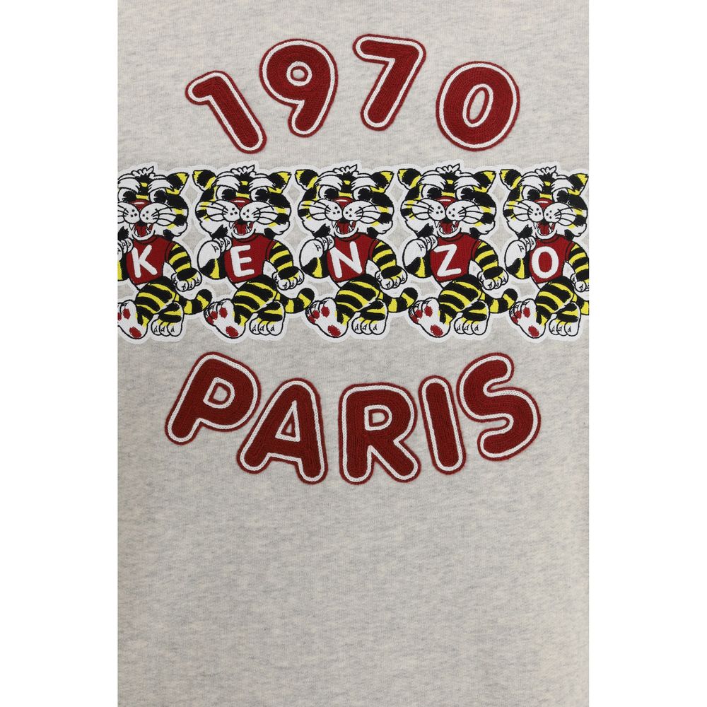 Kenzo Grauer Baumwollpullover