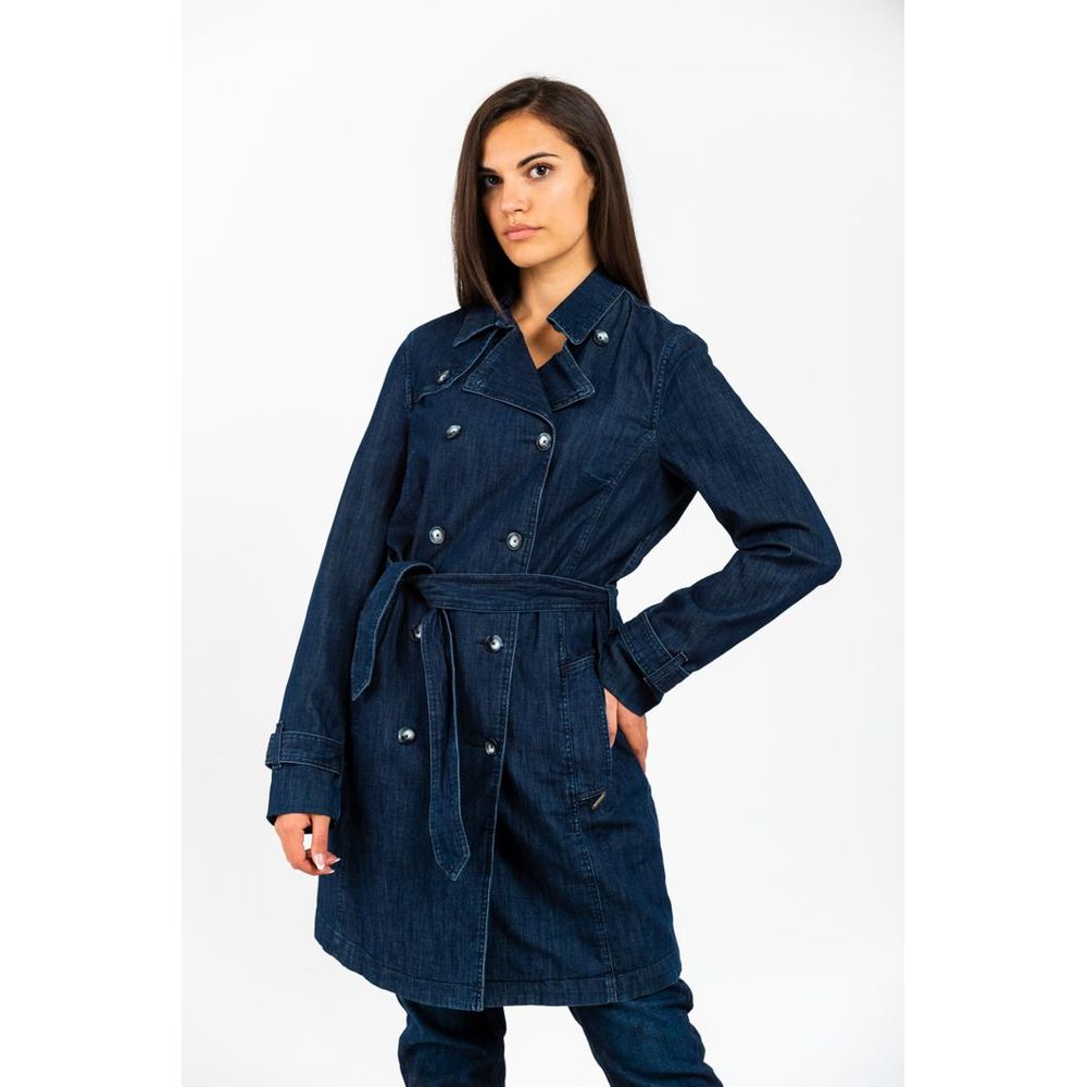 Gas Blaue Jeansjacke aus Baumwolle
