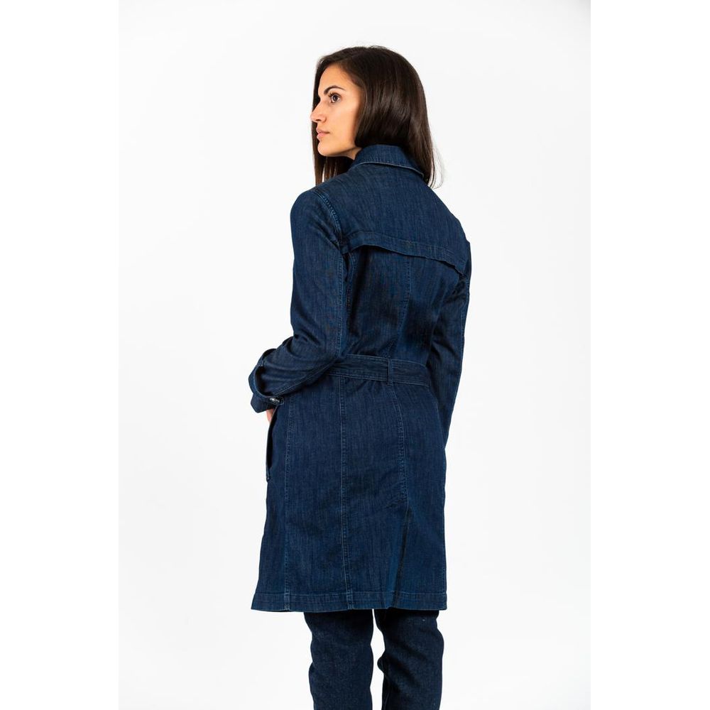 Gas Blaue Jeansjacke aus Baumwolle