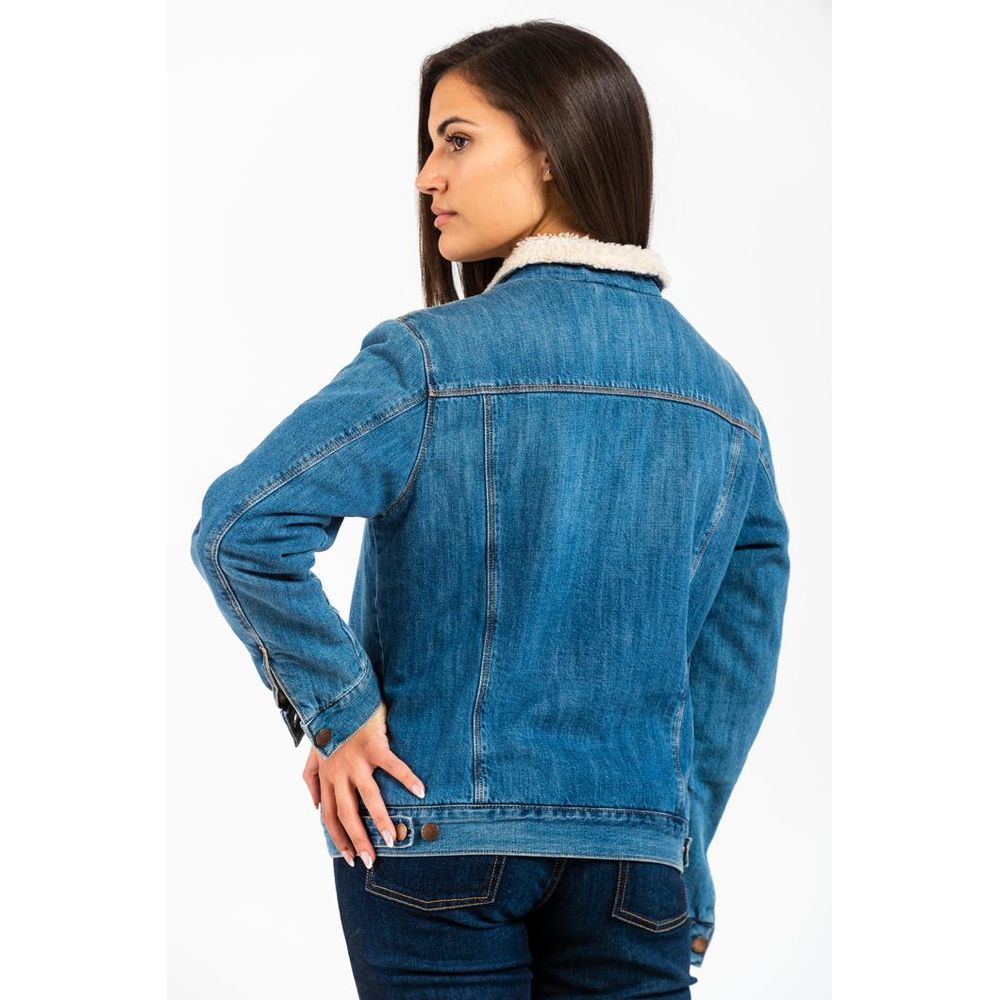 Gas Blaue Jeansjacke aus Baumwolle