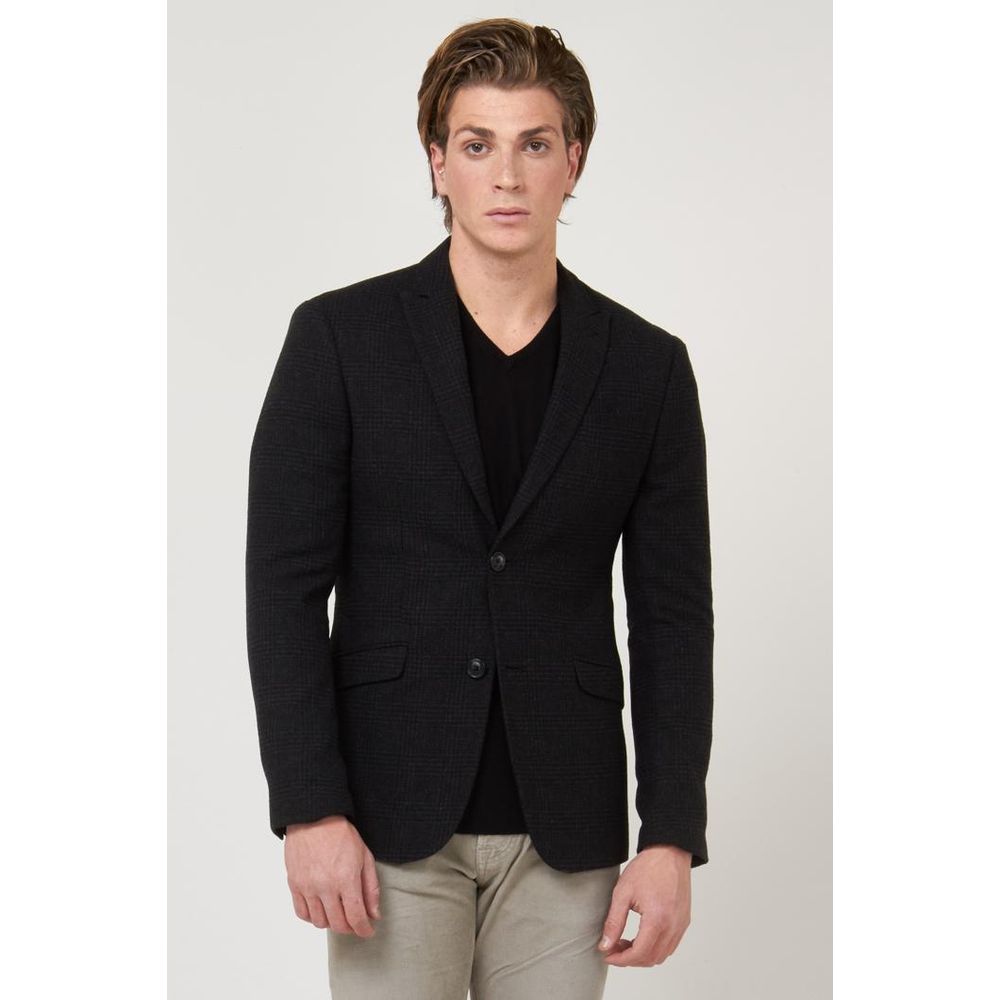 Gas Schwarzer Blazer aus Polyester