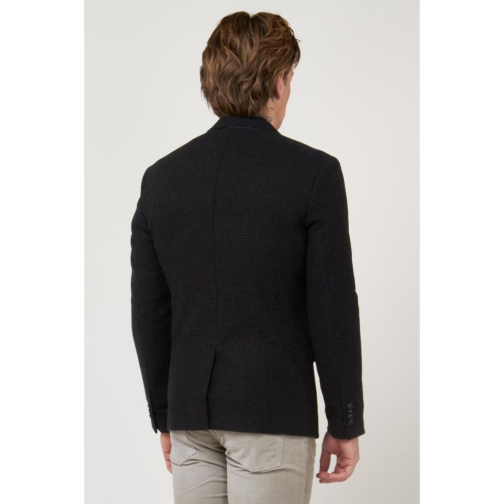Gas Schwarzer Blazer aus Polyester