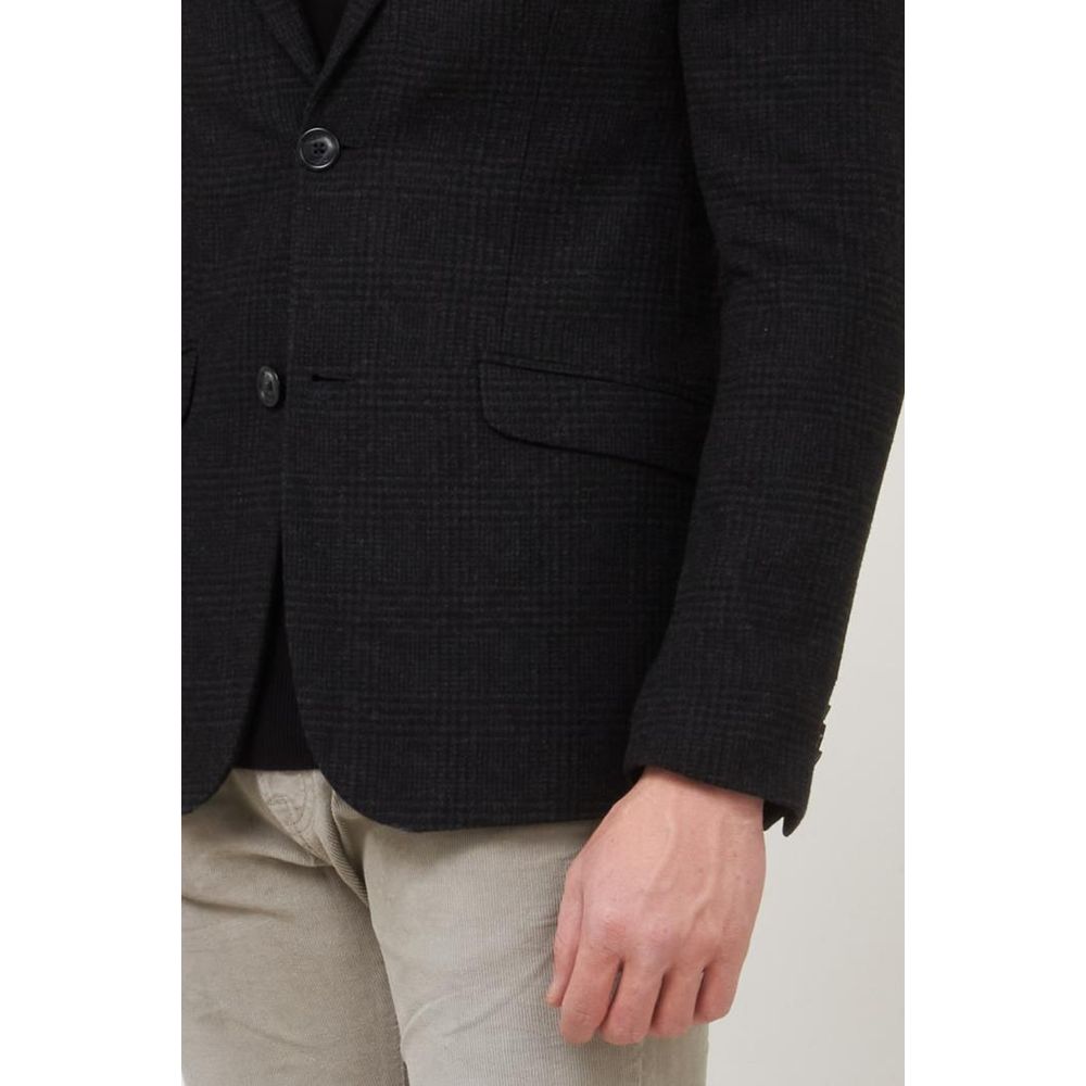 Gas Schwarzer Blazer aus Polyester