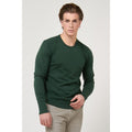 Gas Grüner Marabou-Pullover