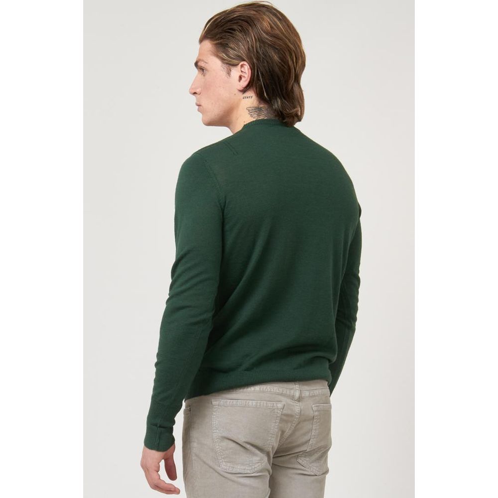 Gas Grüner Marabou-Pullover