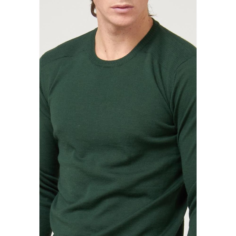 Gas Grüner Marabou-Pullover