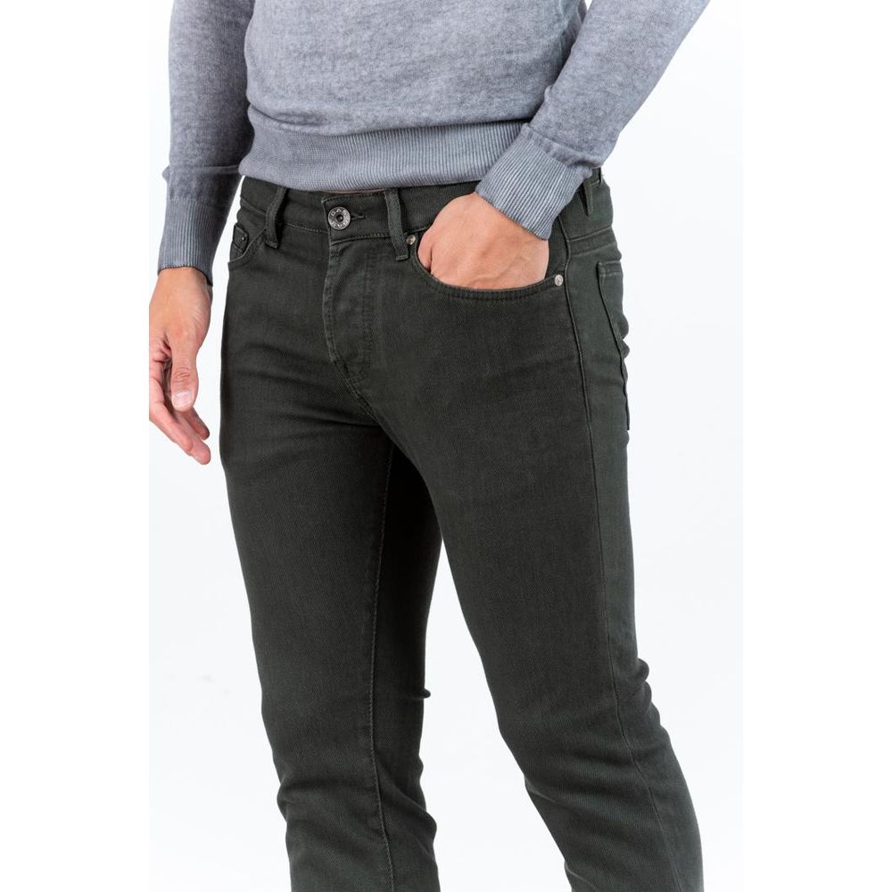 Gas Grüne Baumwoll-Jeans im Slim Fit