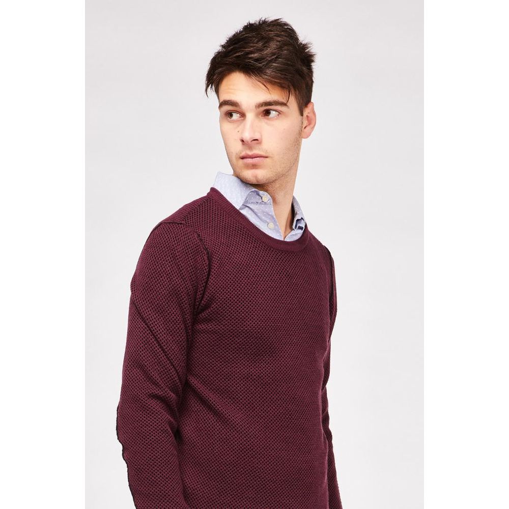 Gas Bordeaux Woll-Sweatshirt