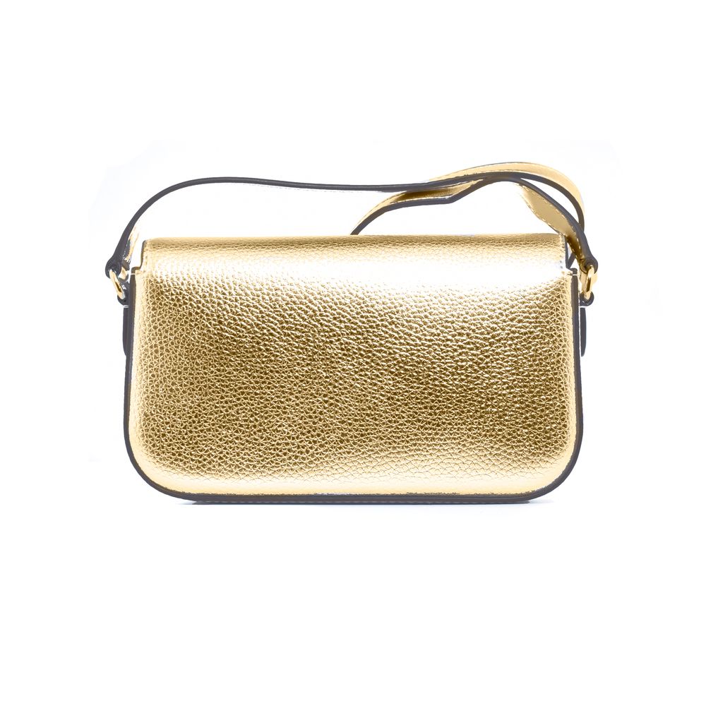 Michael Kors Umhängetasche aus goldenem Leder