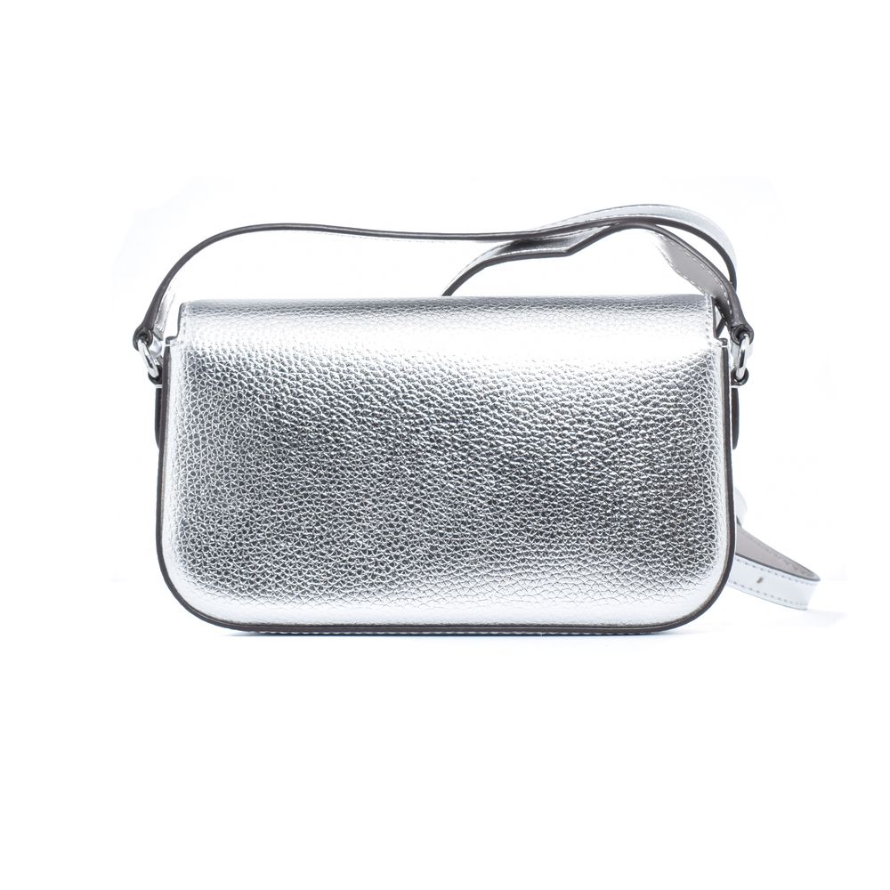 Michael Kors Graue Leder Schultertasche