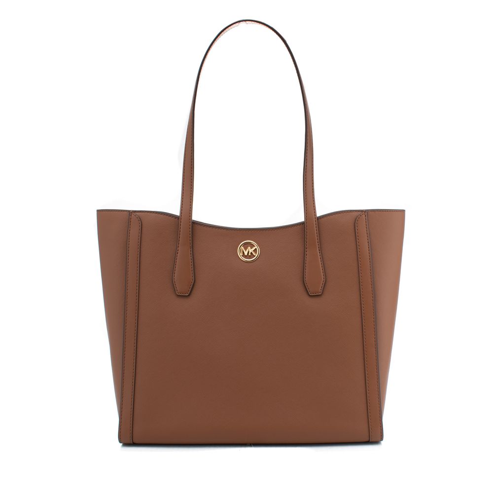 Michael Kors Braune Canvas-Tragetasche