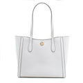 Michael Kors Weiße Canvas-Tragetasche