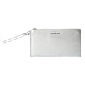 Michael Kors Graue Leder-Clutch