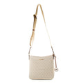 Michael Kors Beige Canvas Umhängetasche