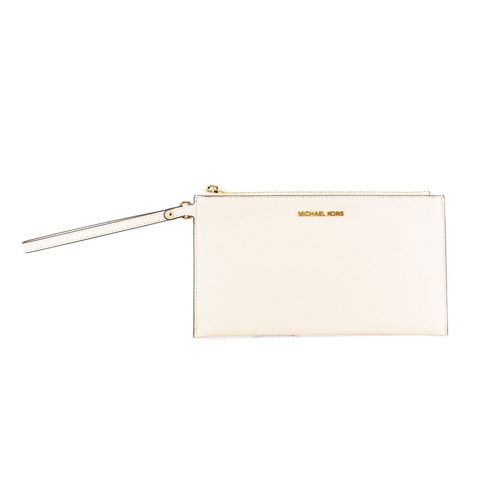 Michael Kors Beige Leder Clutch Bag