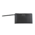Michael Kors Schwarze Leder-Clutch