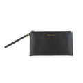 Michael Kors Schwarze Leder-Clutch