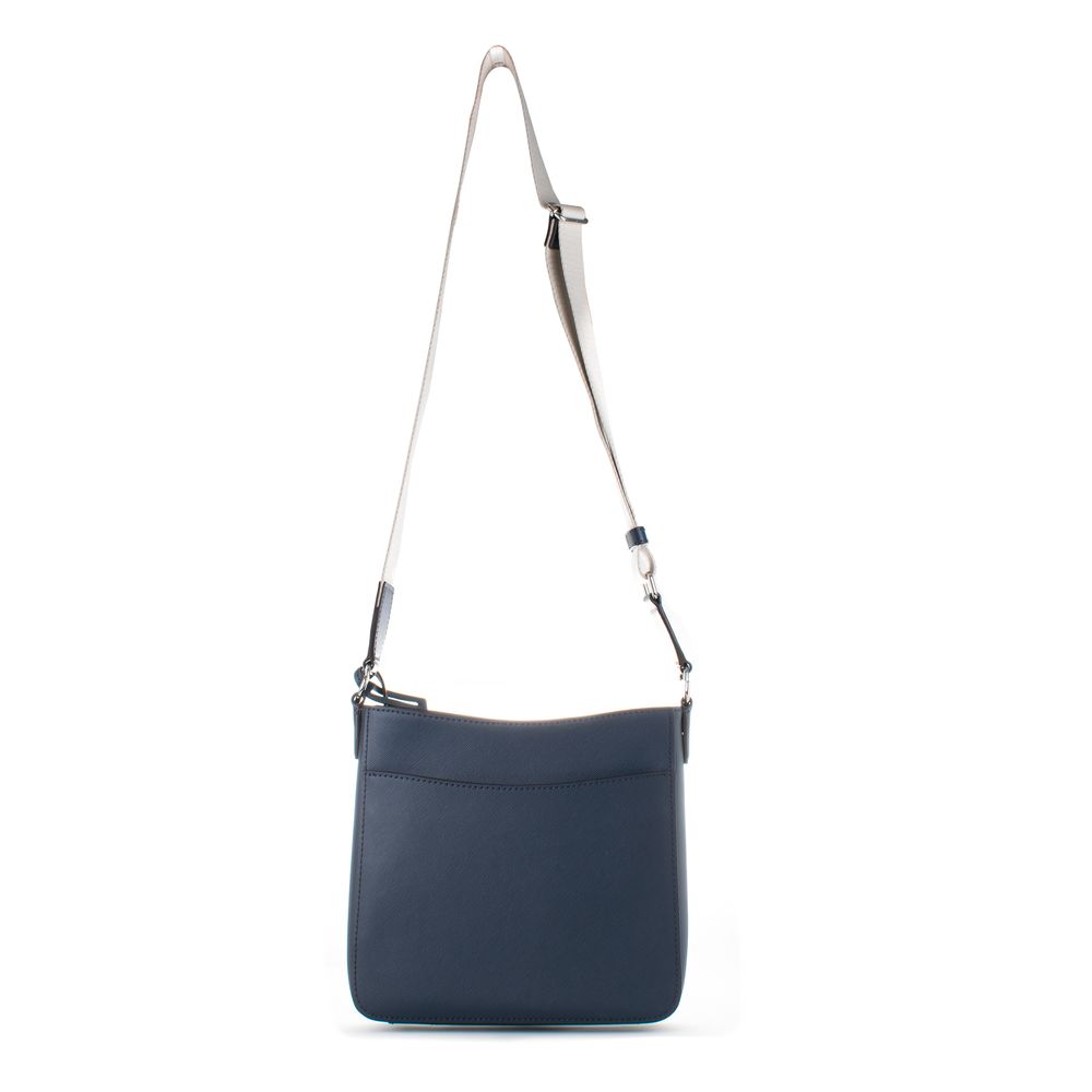Michael Kors Umhängetasche aus blauem Canvas