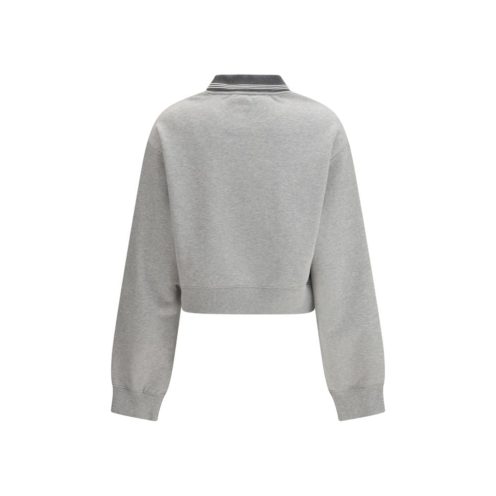 Miu Miu Grauer Baumwollpullover