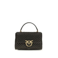 PINKO Schultertasche aus Kalbsleder Bos Taurus in Bicolor