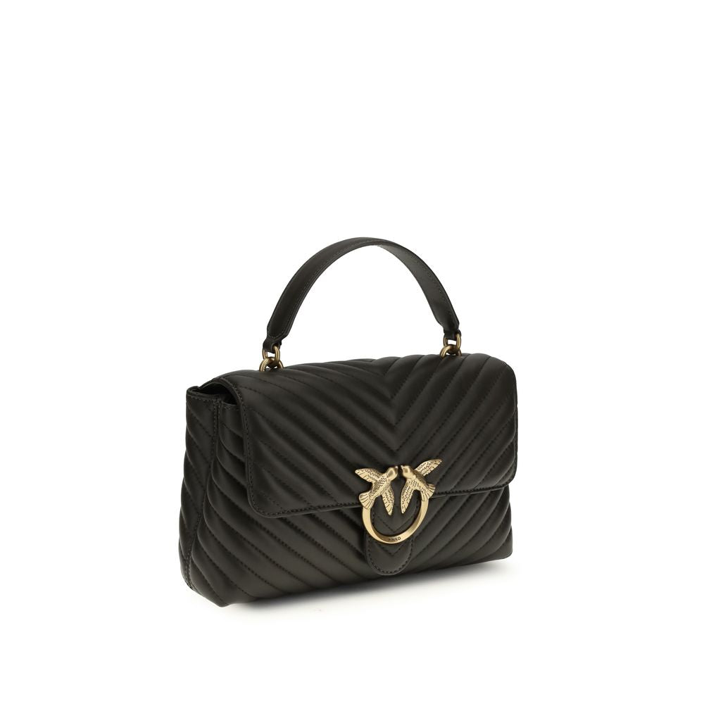 PINKO Schultertasche aus Kalbsleder Bos Taurus in Bicolor