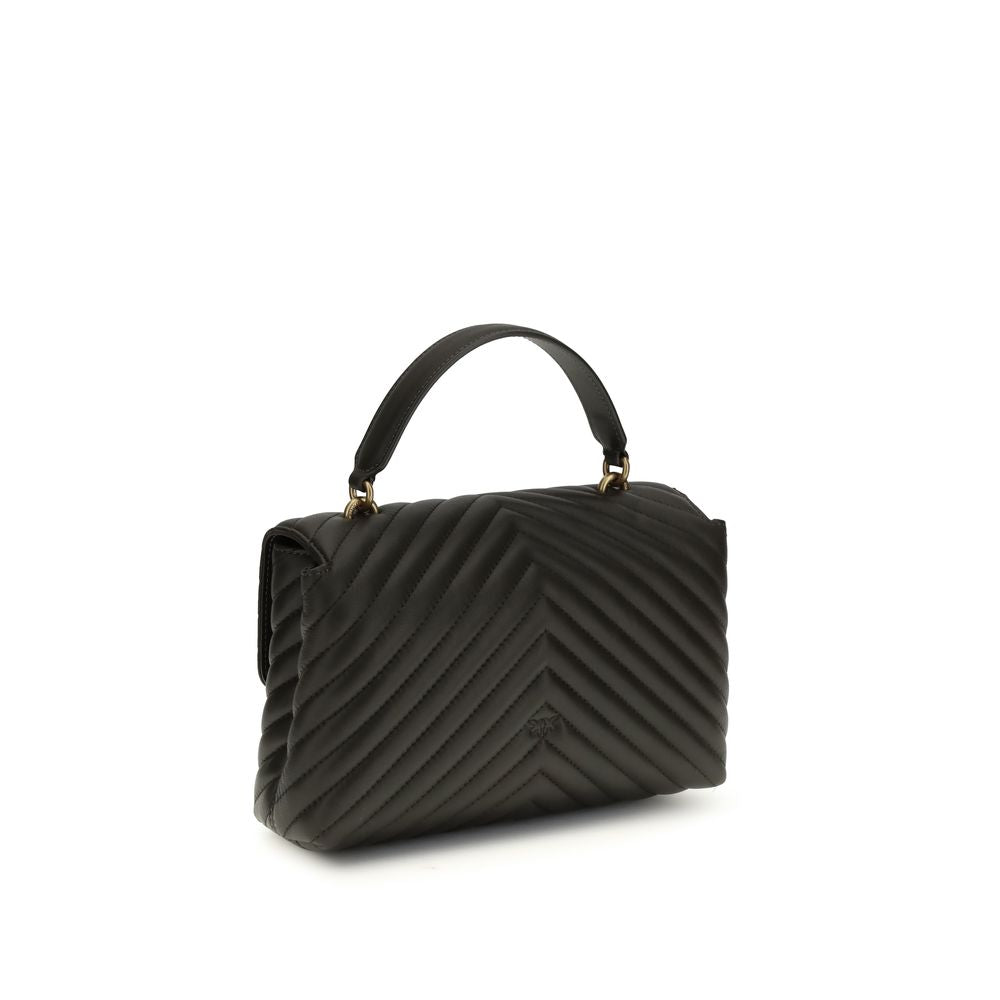PINKO Schultertasche aus Kalbsleder Bos Taurus in Bicolor