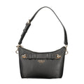Guess Jeans Schwarze Damen-Handtasche aus Polyurethan