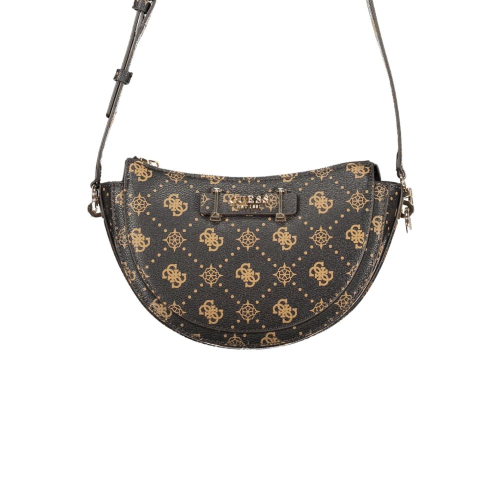 Guess Jeans Braune Handtasche aus Polyethylen