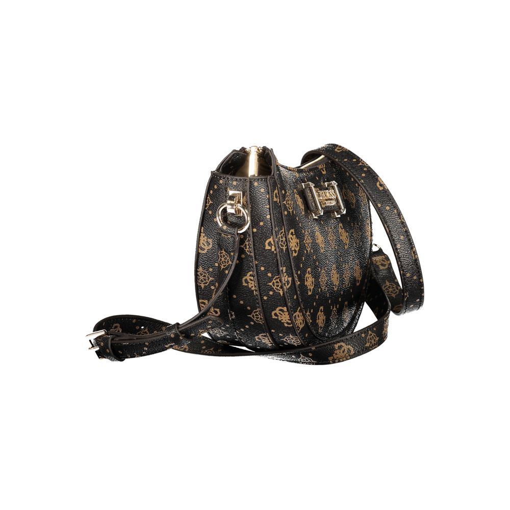 Guess Jeans Braune Handtasche aus Polyethylen