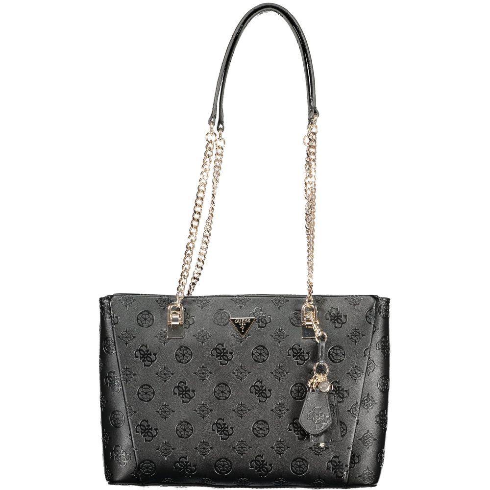 Guess Jeans Handtasche aus Nero-Polyurethan für Damen