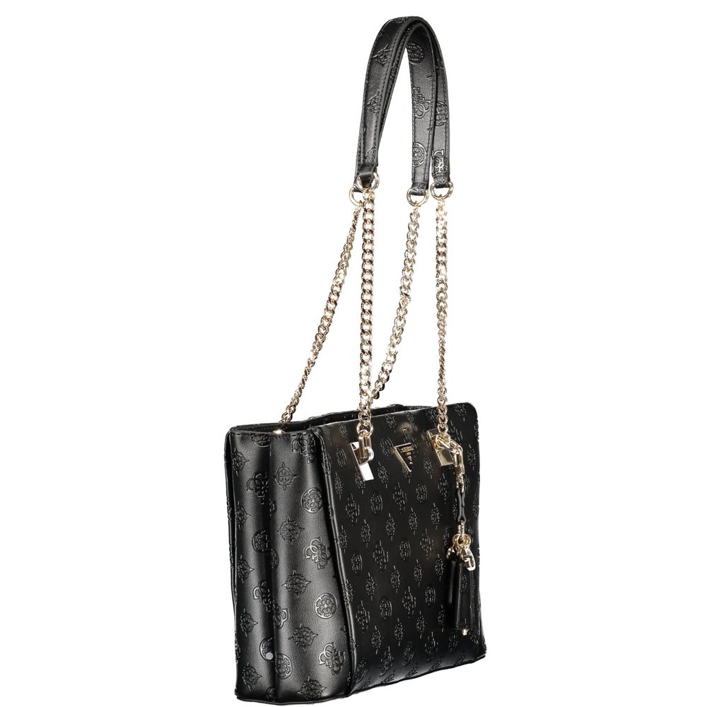 Guess Jeans Handtasche aus Nero-Polyurethan für Damen